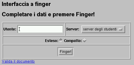 Esempio di soluzione